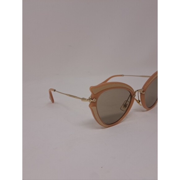 NWOT Miu Miu Women\'s Sunglasses Cat-Eye Pink Gold SMU 05S 52-23-140 Italy main image 13